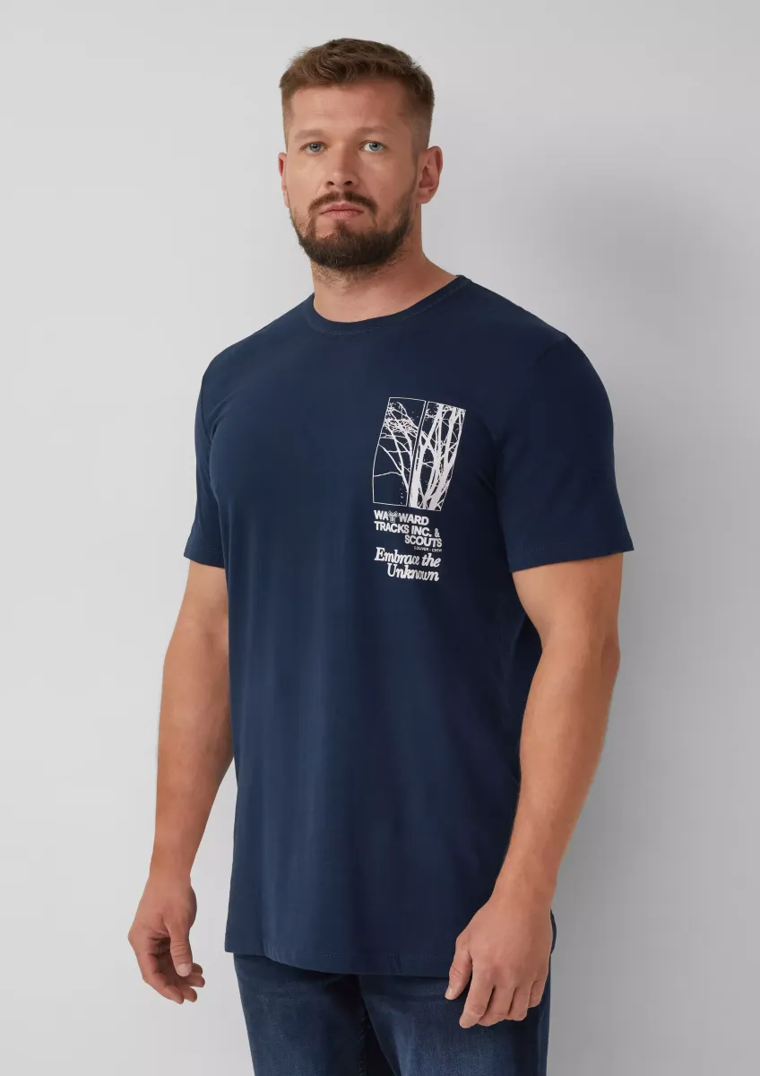 Softes Baumwoll-T-Shirt mit Artwork