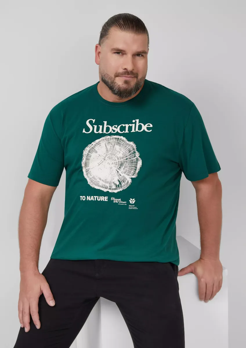 Softes Baumwoll-T-Shirt mit Artwork