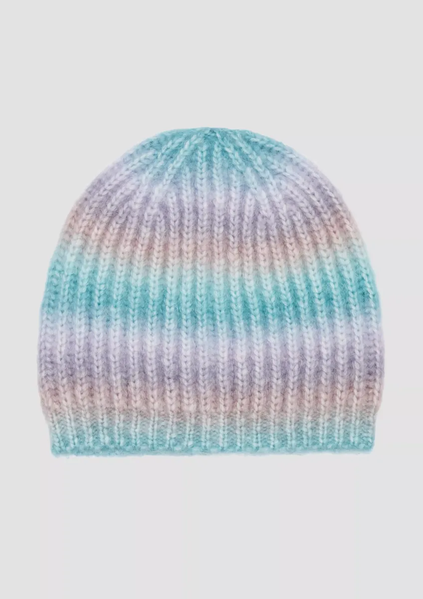 Strickmütze mit Farbverlauf