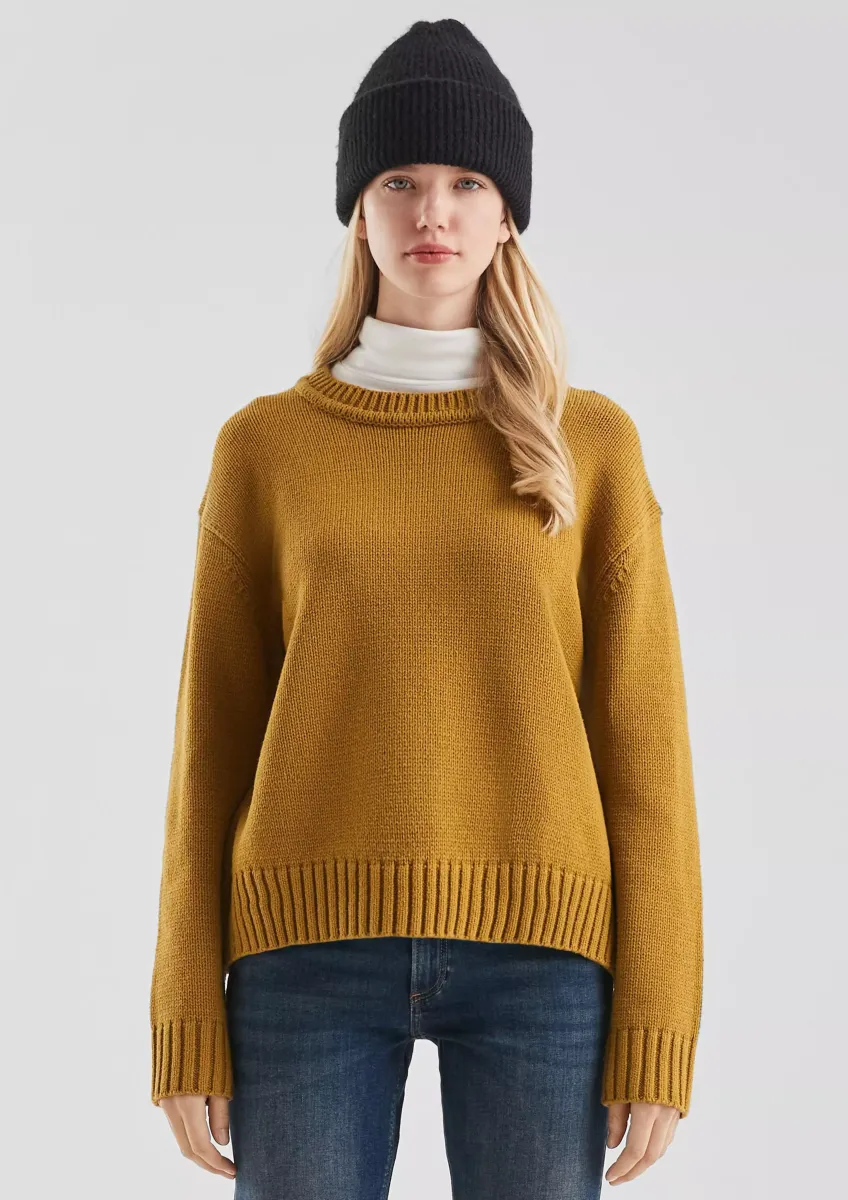 Strickpulli aus Baumwollmix