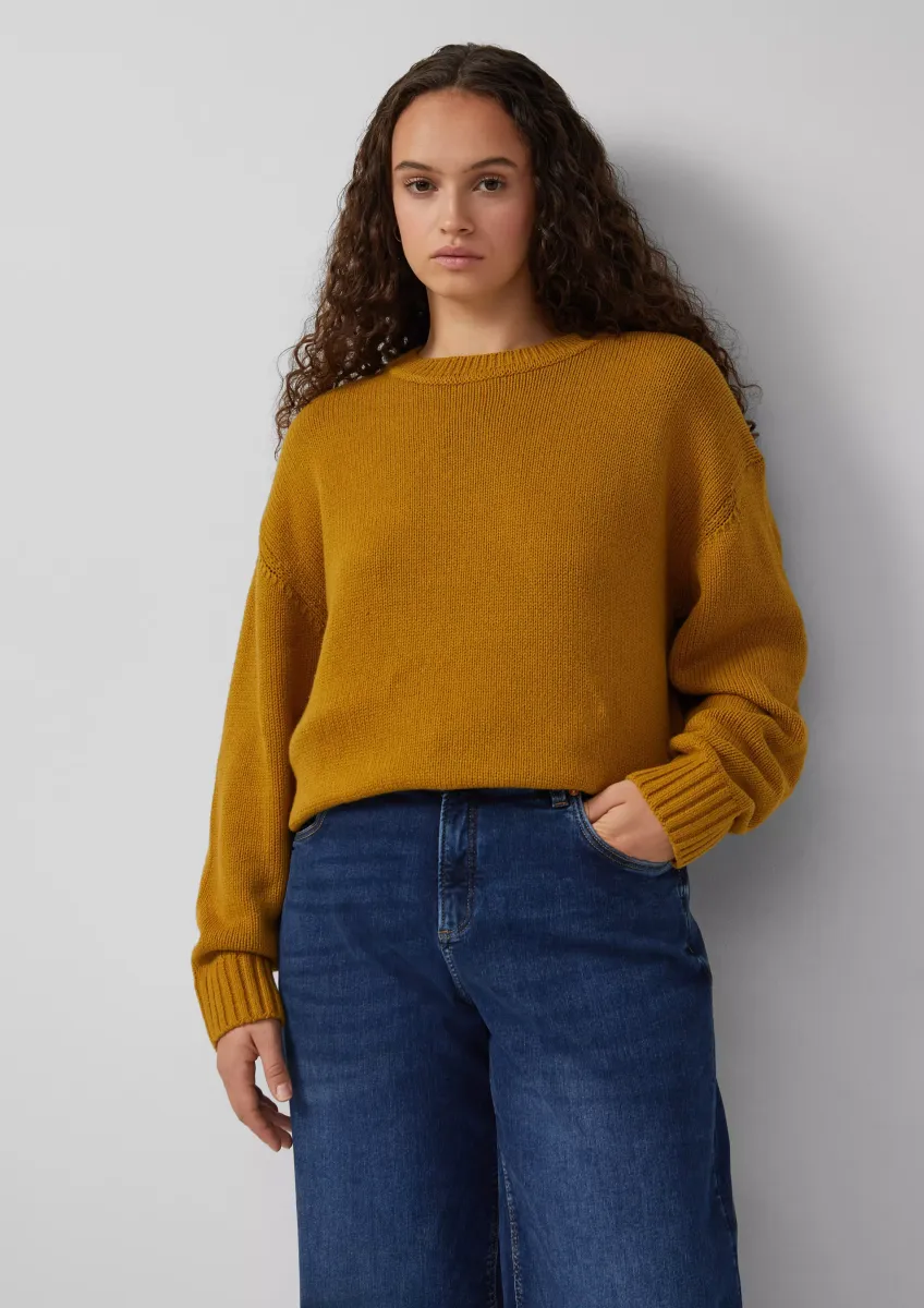 Strickpullover aus weicher Baumwollmischung