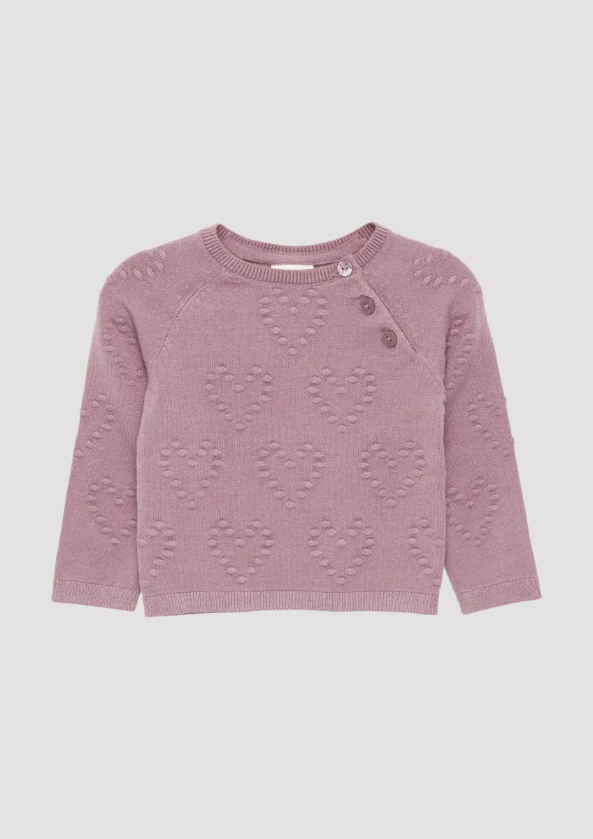Strickpullover mit Strukturmuster
