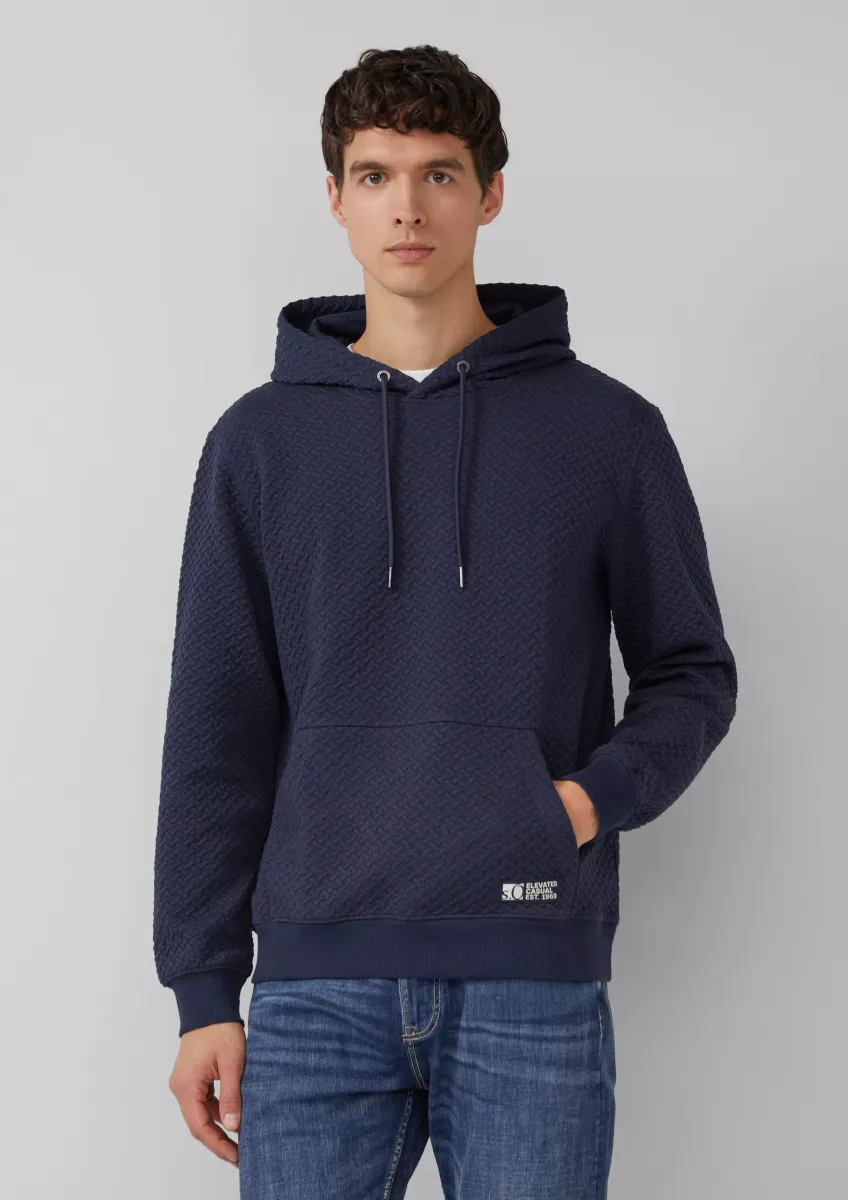 Strukturierter Hoodie