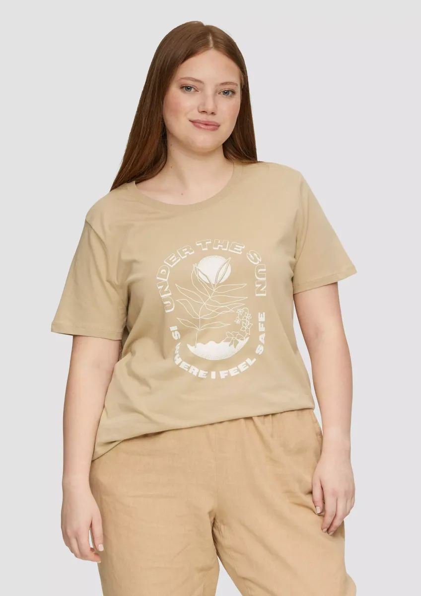 T-Shirt aus Baumwolle mit Front-Print