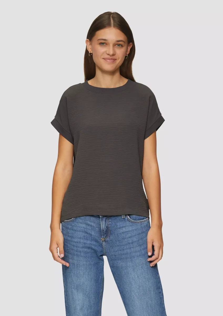 T-Shirt im Fabricmix