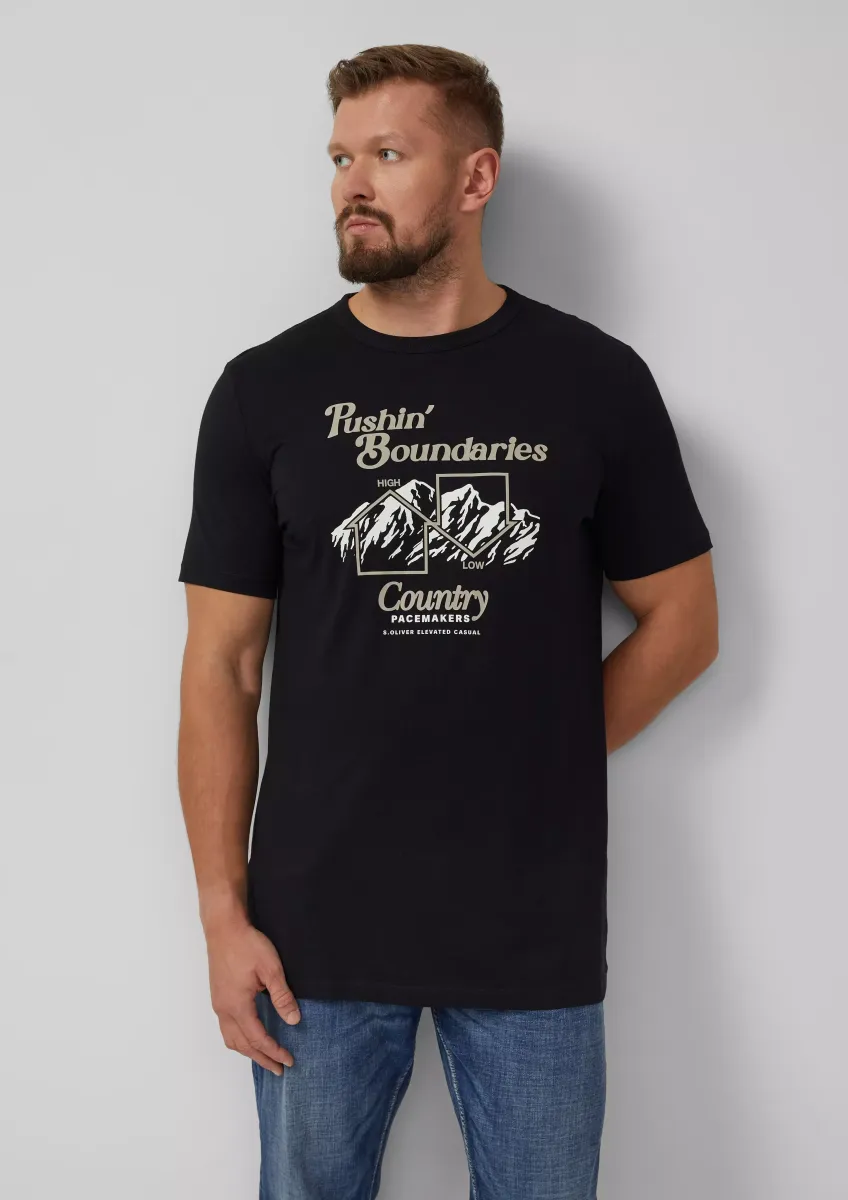 T-Shirt mit Frontprint