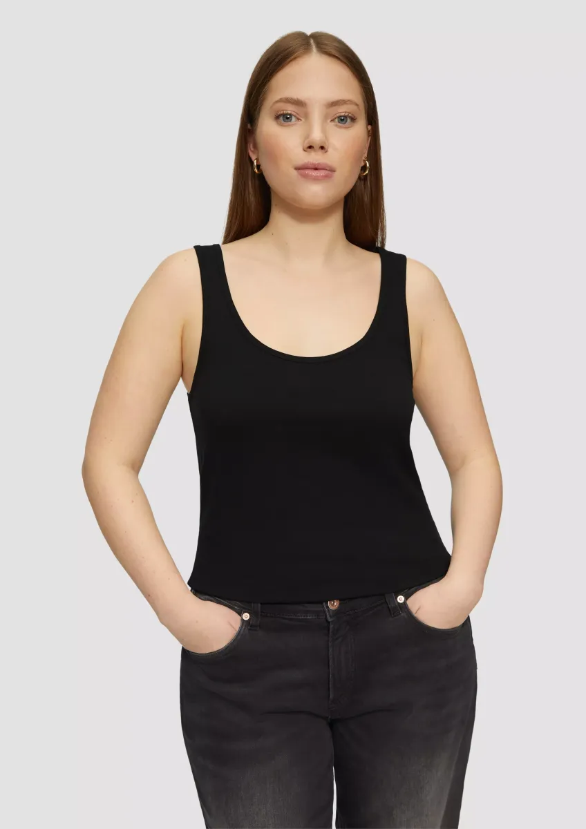 Top aus Baumwolljersey