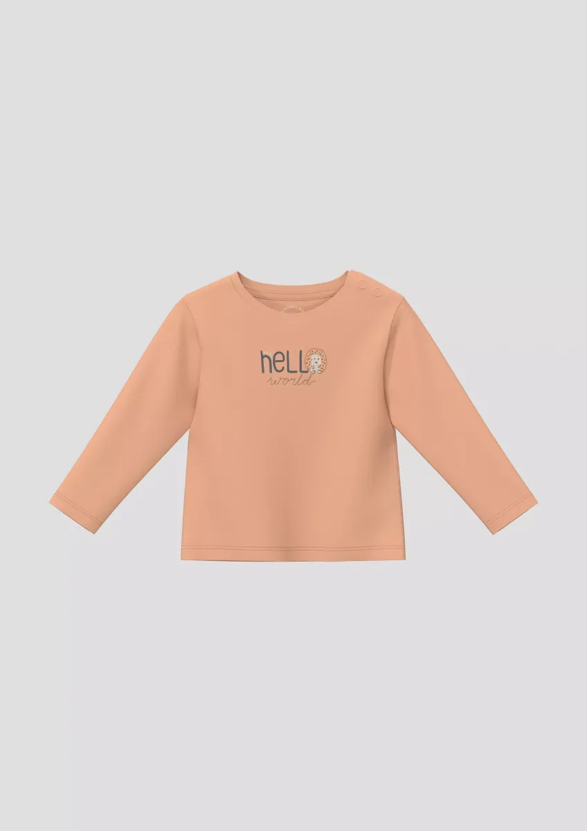 Unisex Baumwoll-Shirt mit Frontprint