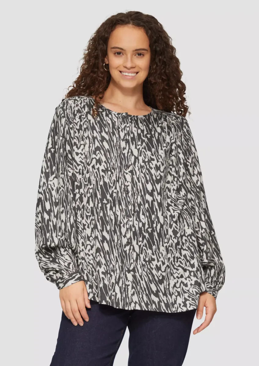 Viskosebluse im Loose Fit