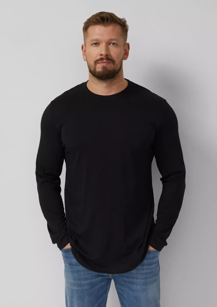 Weiches Langarmshirt aus Baumwolle