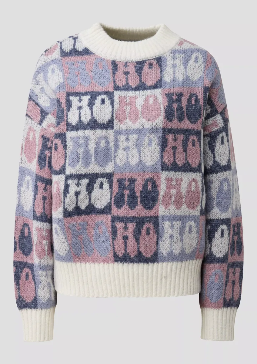 Weihnachtspullover mit Wolle