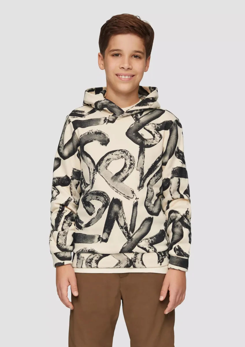 Wärmender Hoodie mit All-over-Print