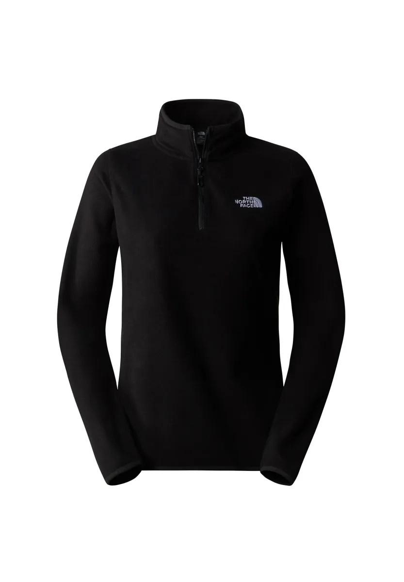 100 GLACIER 1/4 ZIP - Fleecepullover - tnf black