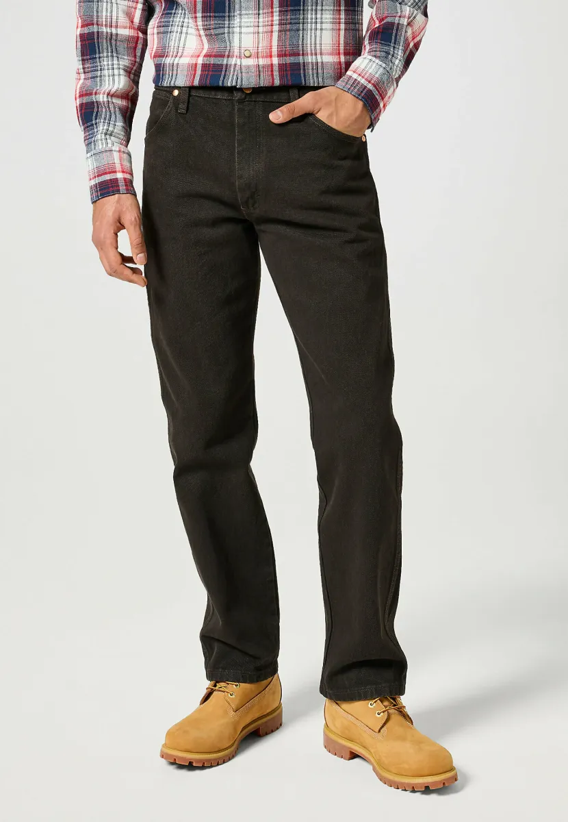 13MWZ - Jeans Straight Leg - black chocolate