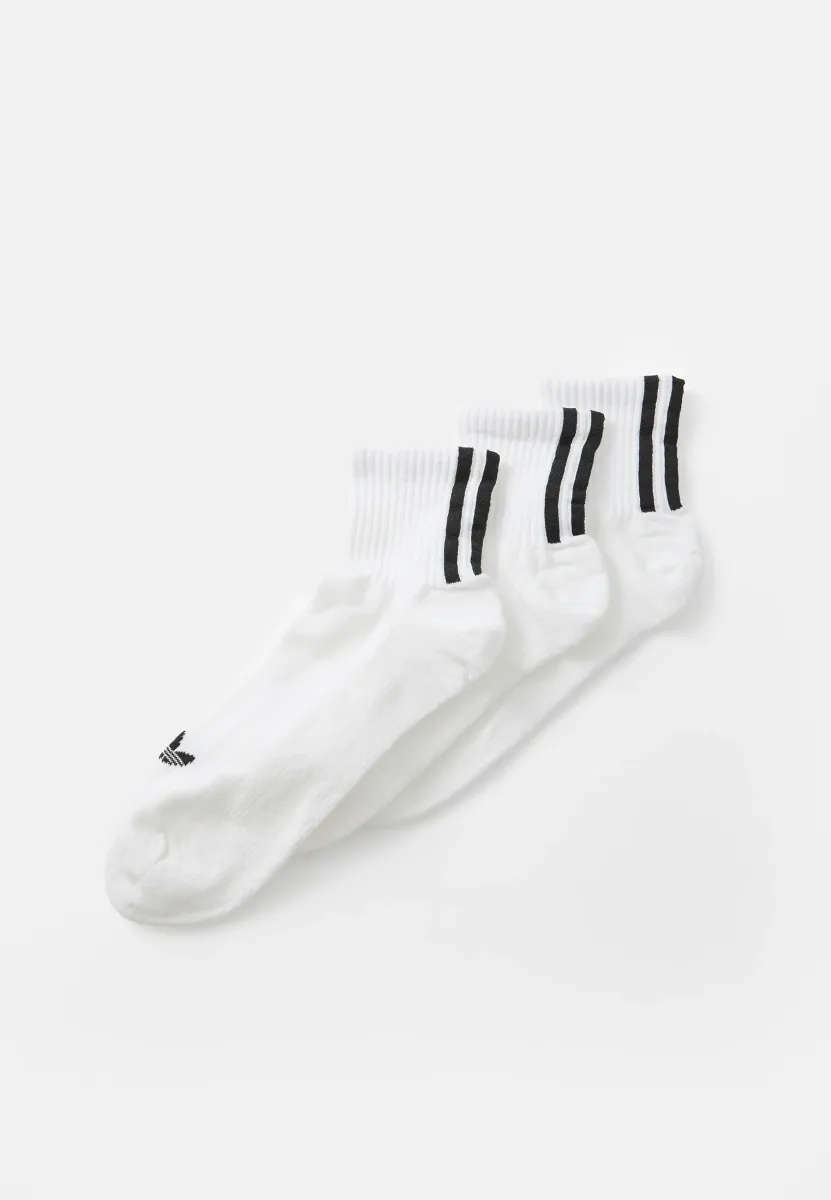 1/4 SOCKS UNISEX 3 PACK - Socken - white