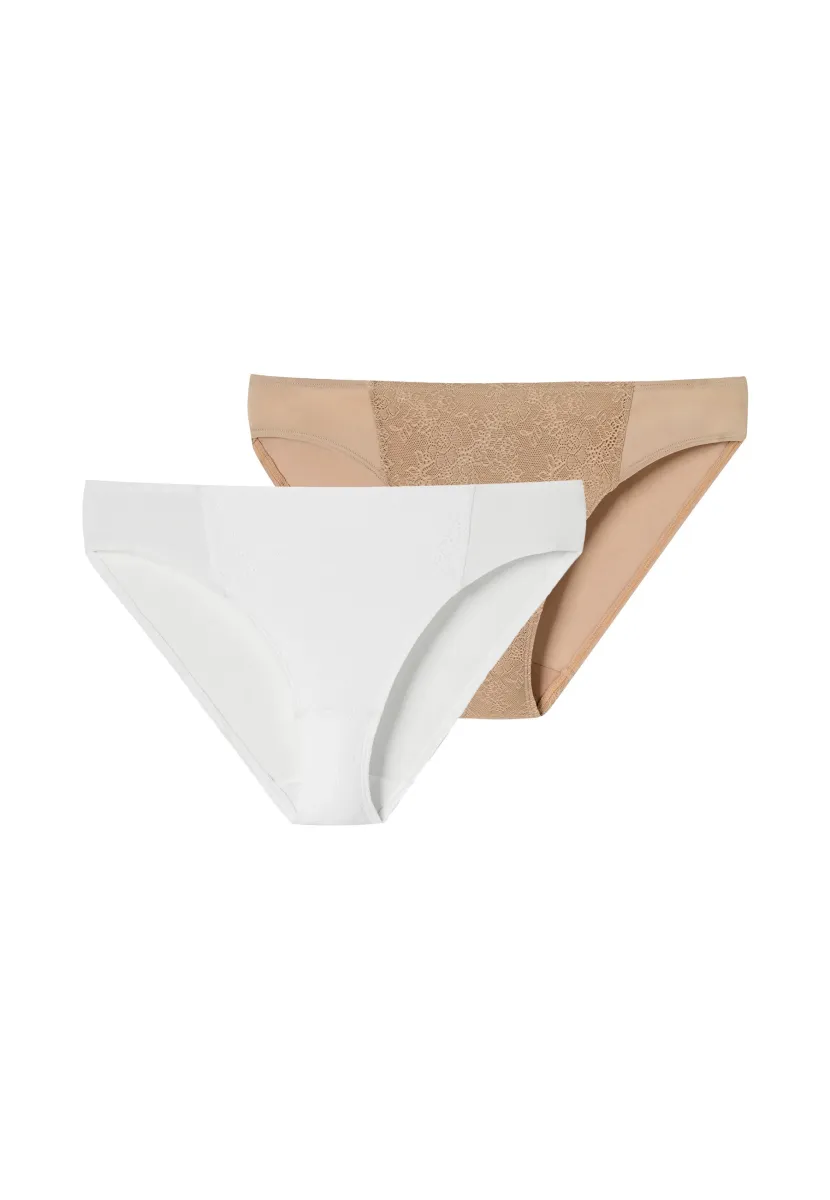 2-PACK AIR BLICKDICHTE - Slip - weiss maple