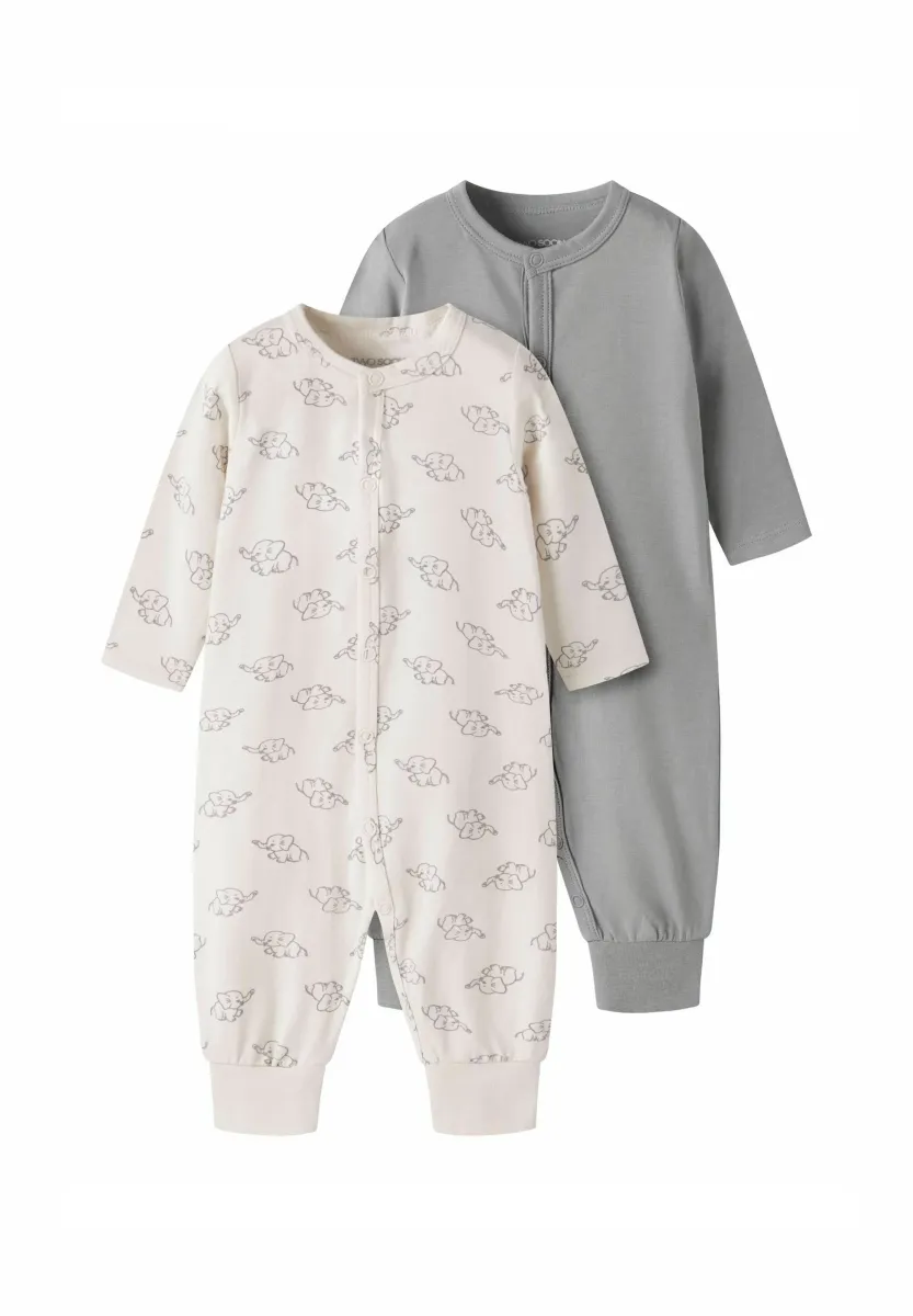 2-PACK AOP - Pyjama - alloy