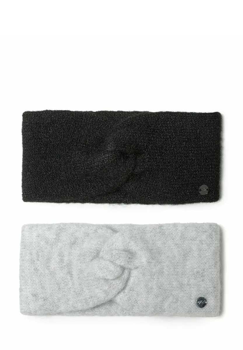 2 PACK BAND WITH TWIST DETAIL - Hut - grey