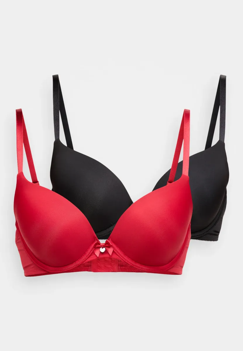 2 PACK - Bügel BH - chili/pepper