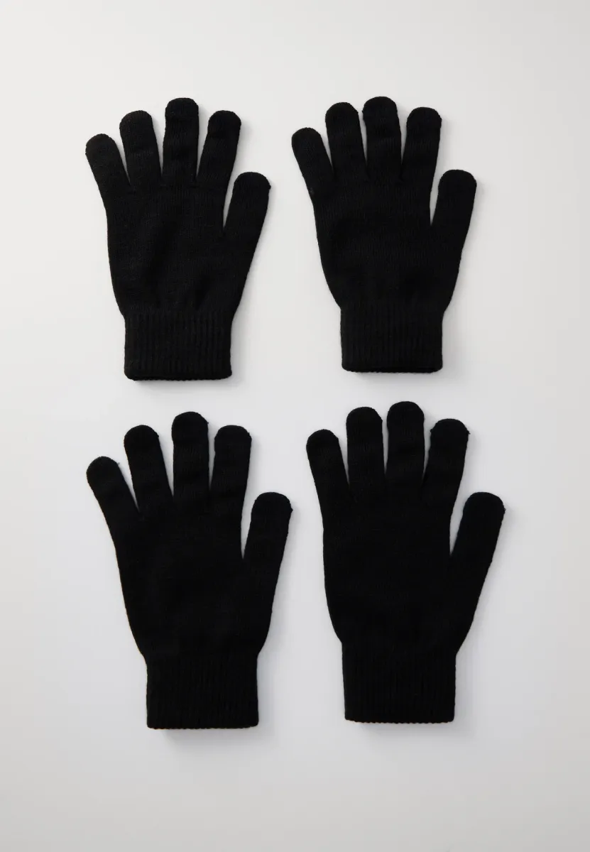 2 PACK - Fingerhandschuh - black