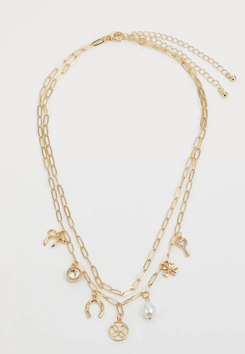 2 PACK - Halskette - gold-coloured