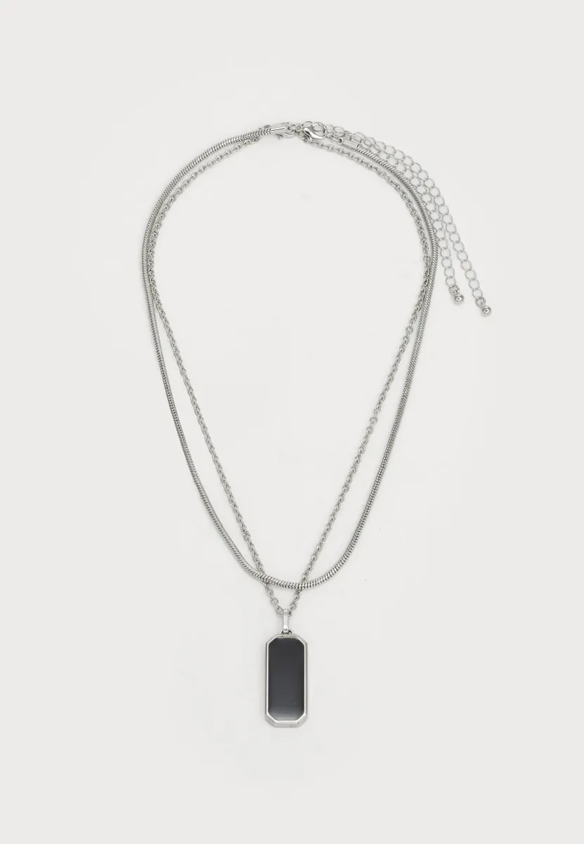 2 PACK - Halskette - silver-coloured