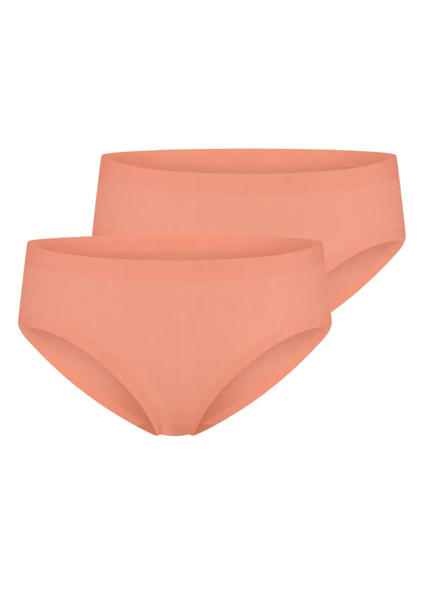 2-PACK INVISIBLE - Slip - apricot