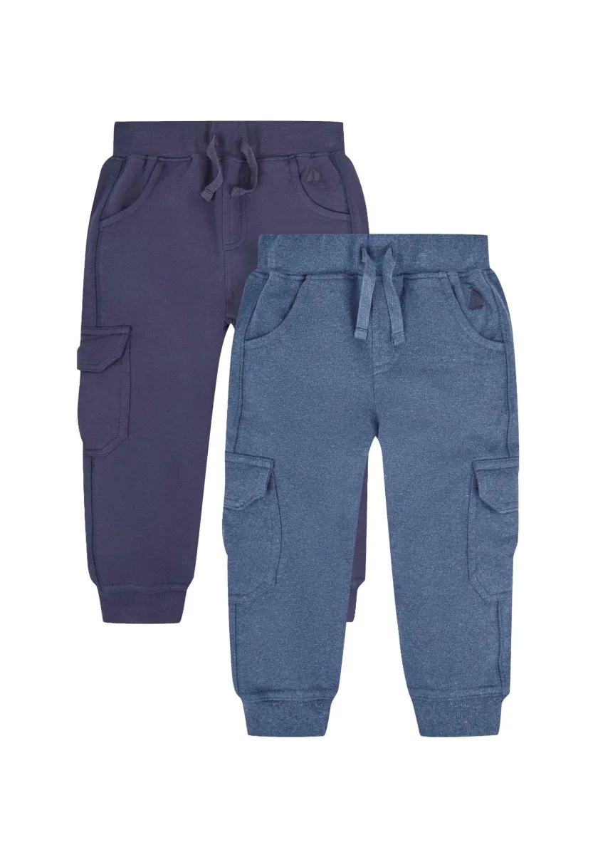 2-PACK JOGGERS  - Cargohose - indigo & navy