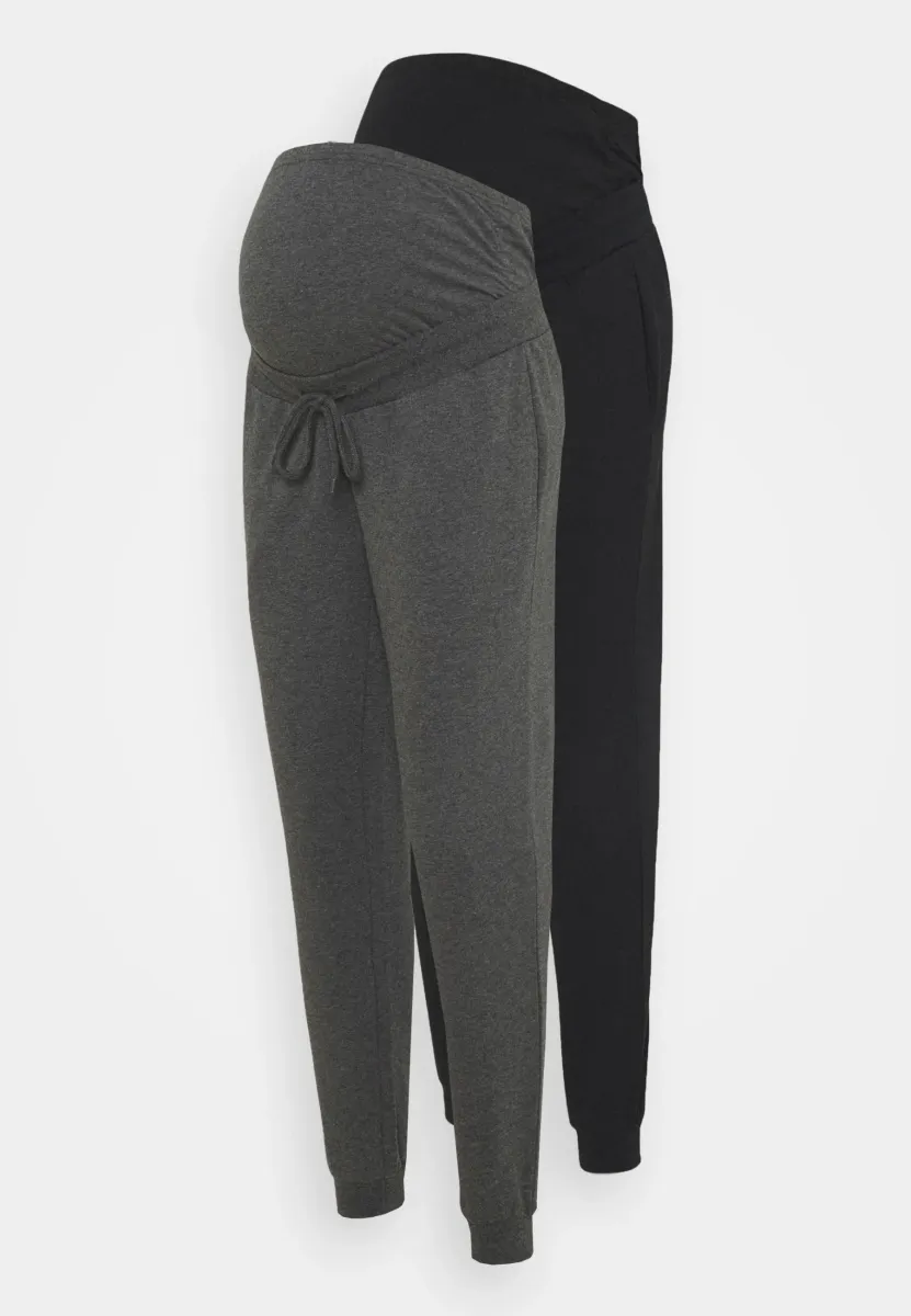 2 PACK  - Jogginghose - black/ dark grey