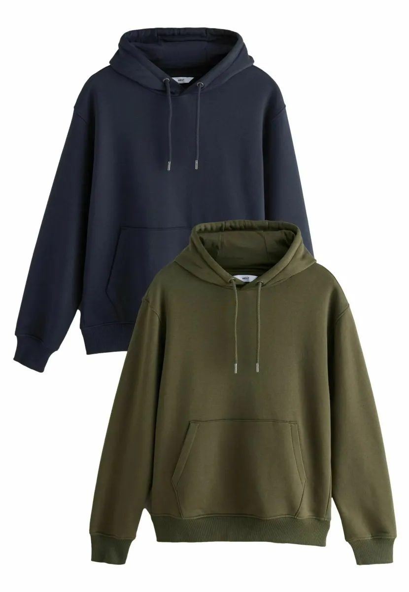 2 PACK  - Kapuzenpullover - blue khaki green