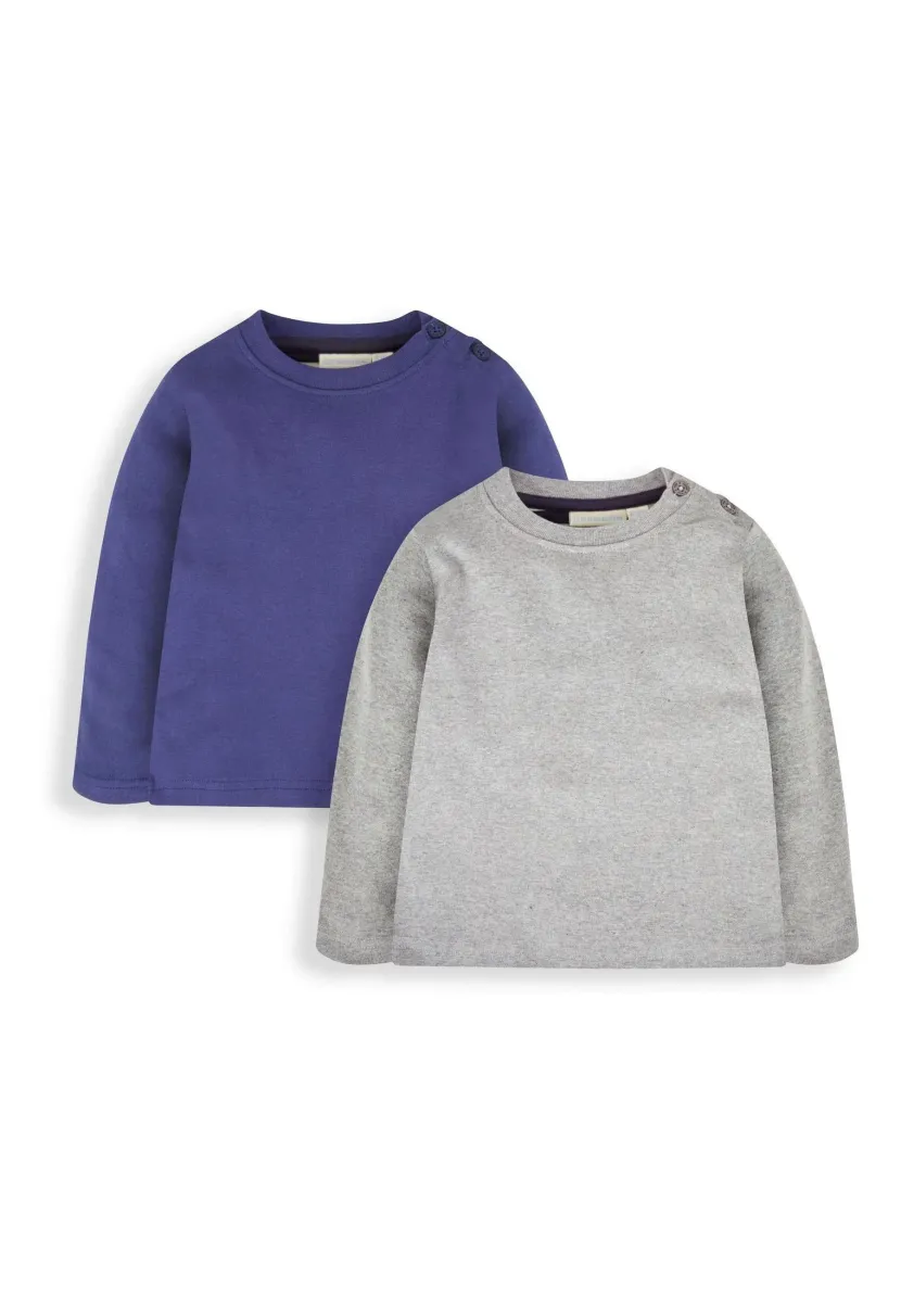 2-PACK - Langarmshirt - navy