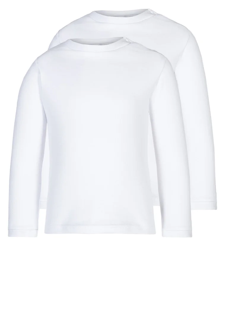 2 PACK - Langarmshirt - weiß