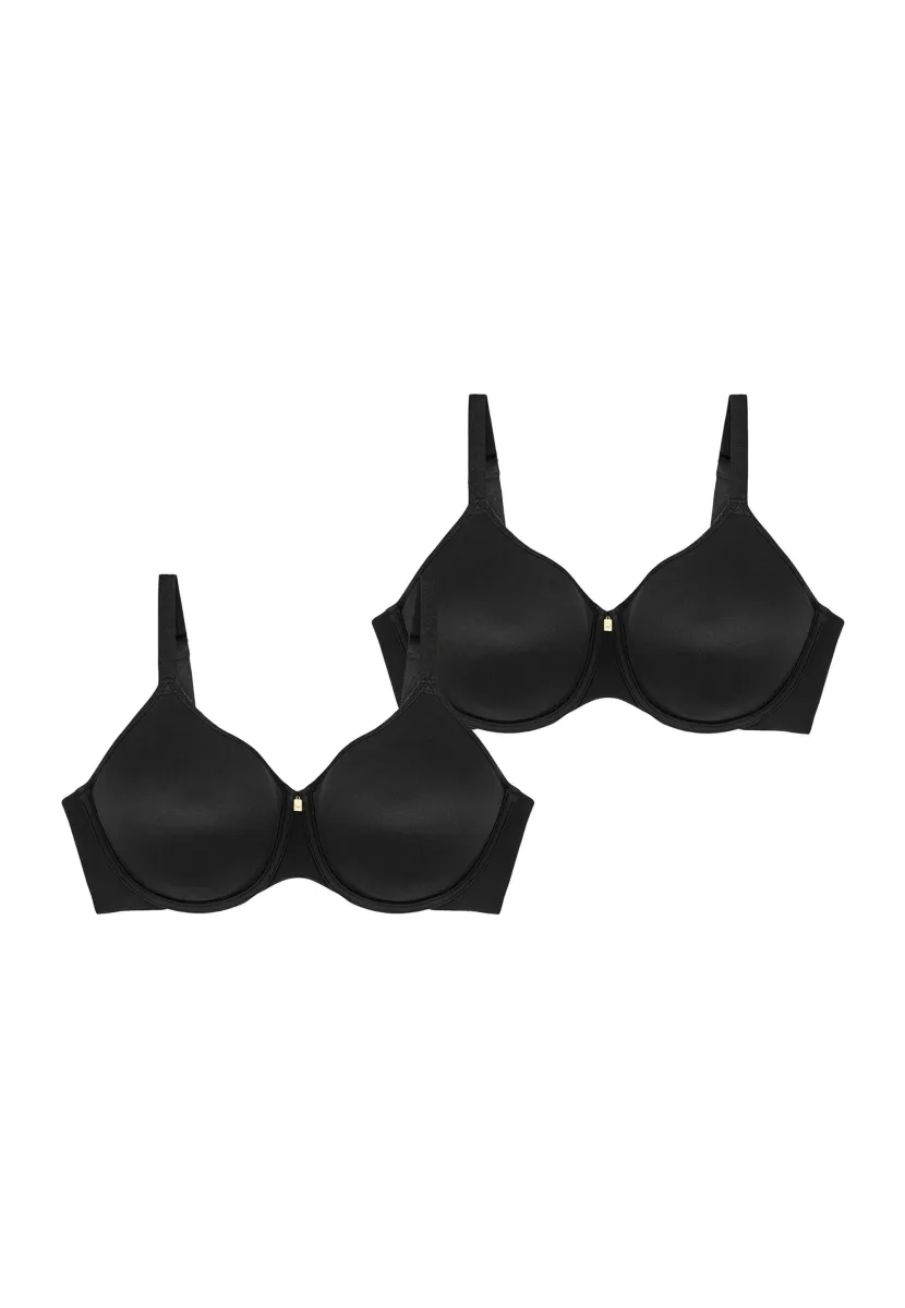 2-PACK  - Push-up BH - black