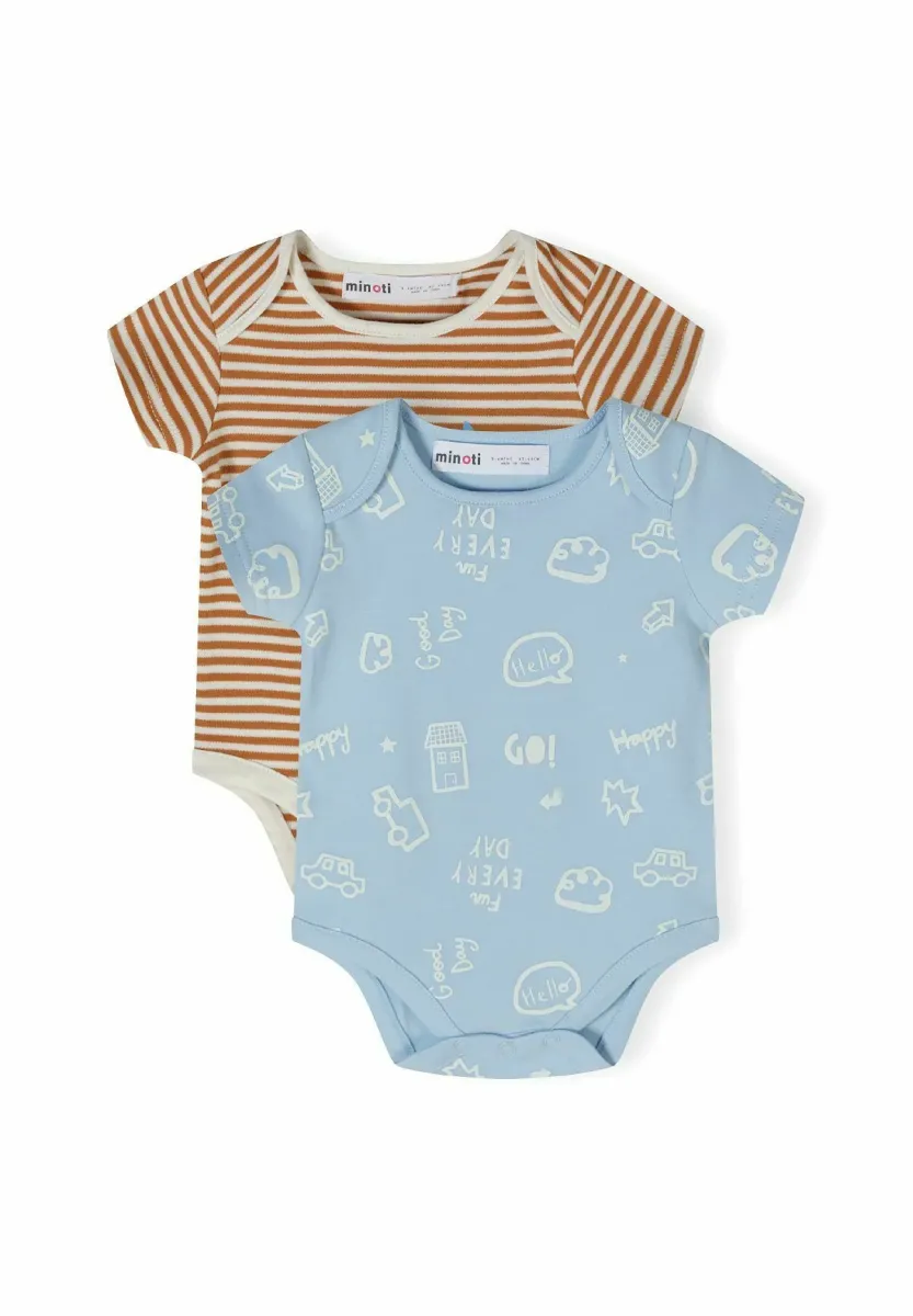 2 PACK REGULAR FIT - Body - beige light blue