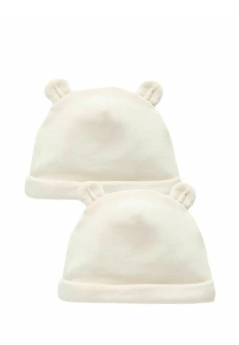 2 PACK - REGULAR FIT - Mütze - cream