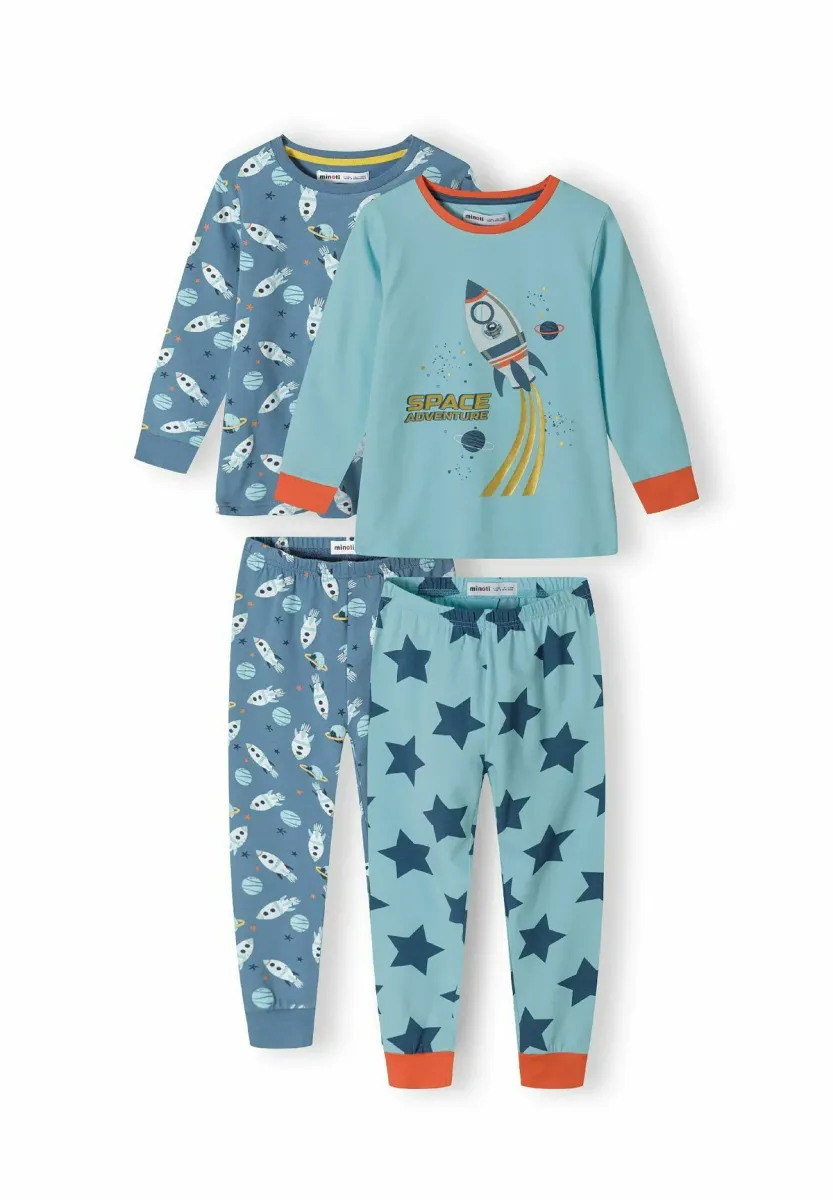 2 PACK SET - Nachtwäsche Set - blue light blue