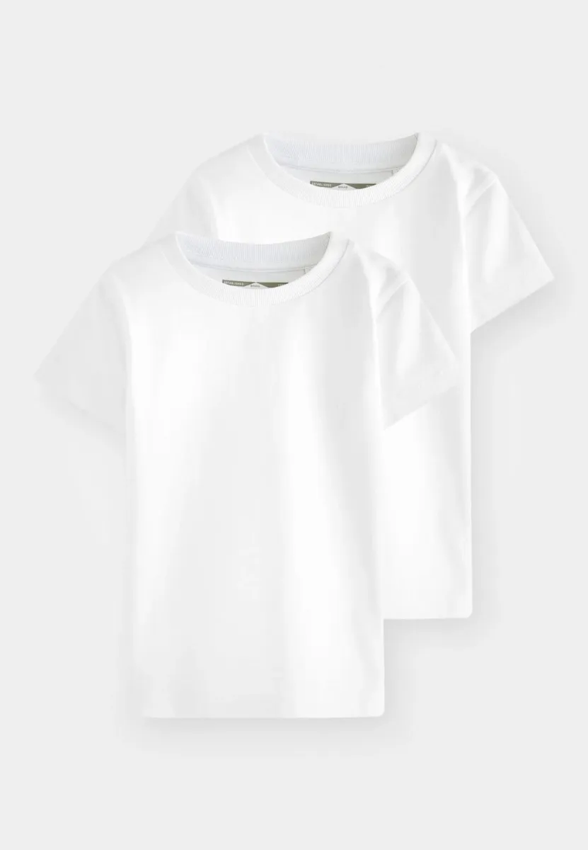 2 PACK SHORT SLEEVE - T-Shirt basic - white