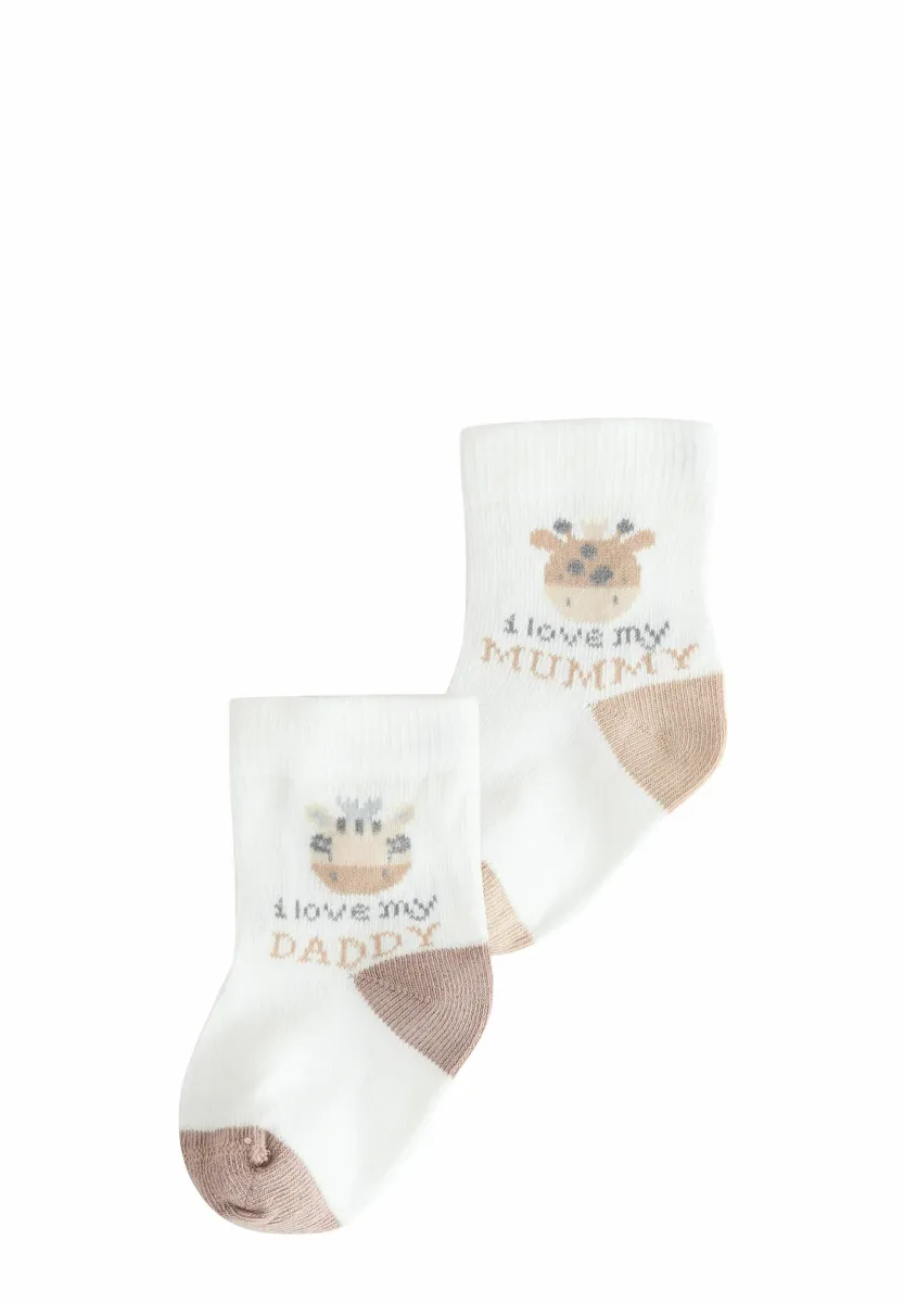 2 PACK - Socken - brown cream
