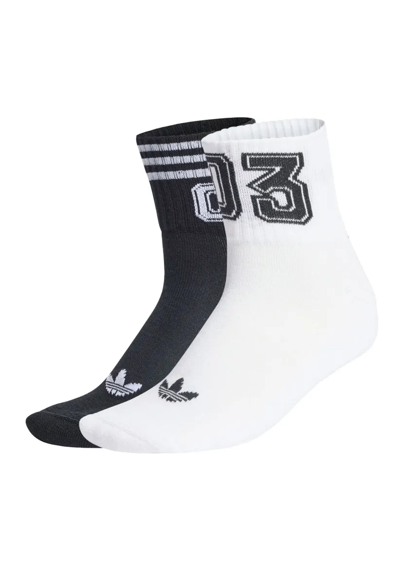 2 PACK - Socken - white black