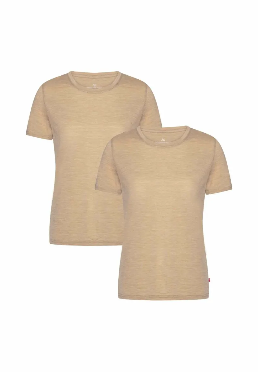 2-PACK - Sport T-Shirt - sand