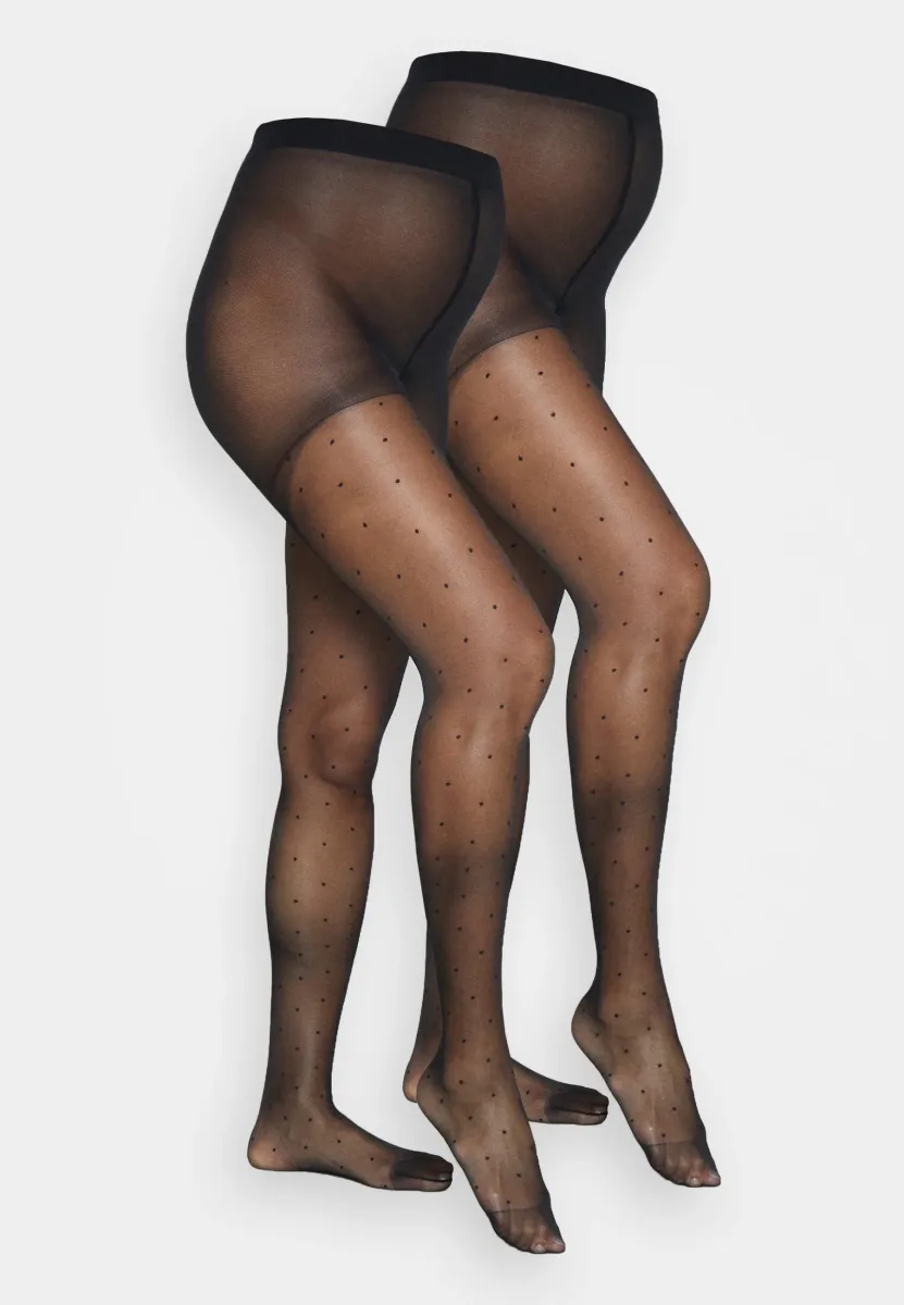 2 PACK - Strumpfhose - black