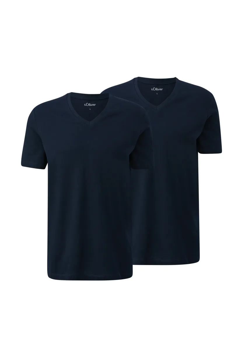 2  PACK - T-Shirt basic - navy