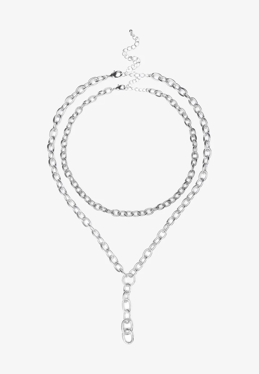 2 PACK UNISEX - Halskette - silver-coloured