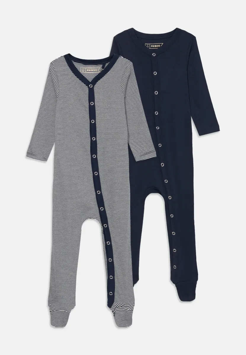 2 PACK UNISEX - Strampler - dark blue/white