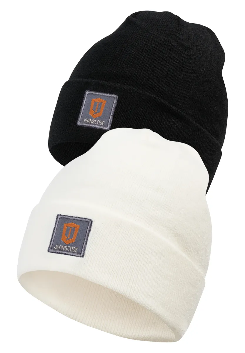 2 PACK  VULCANO - Mütze - offwhite/ black