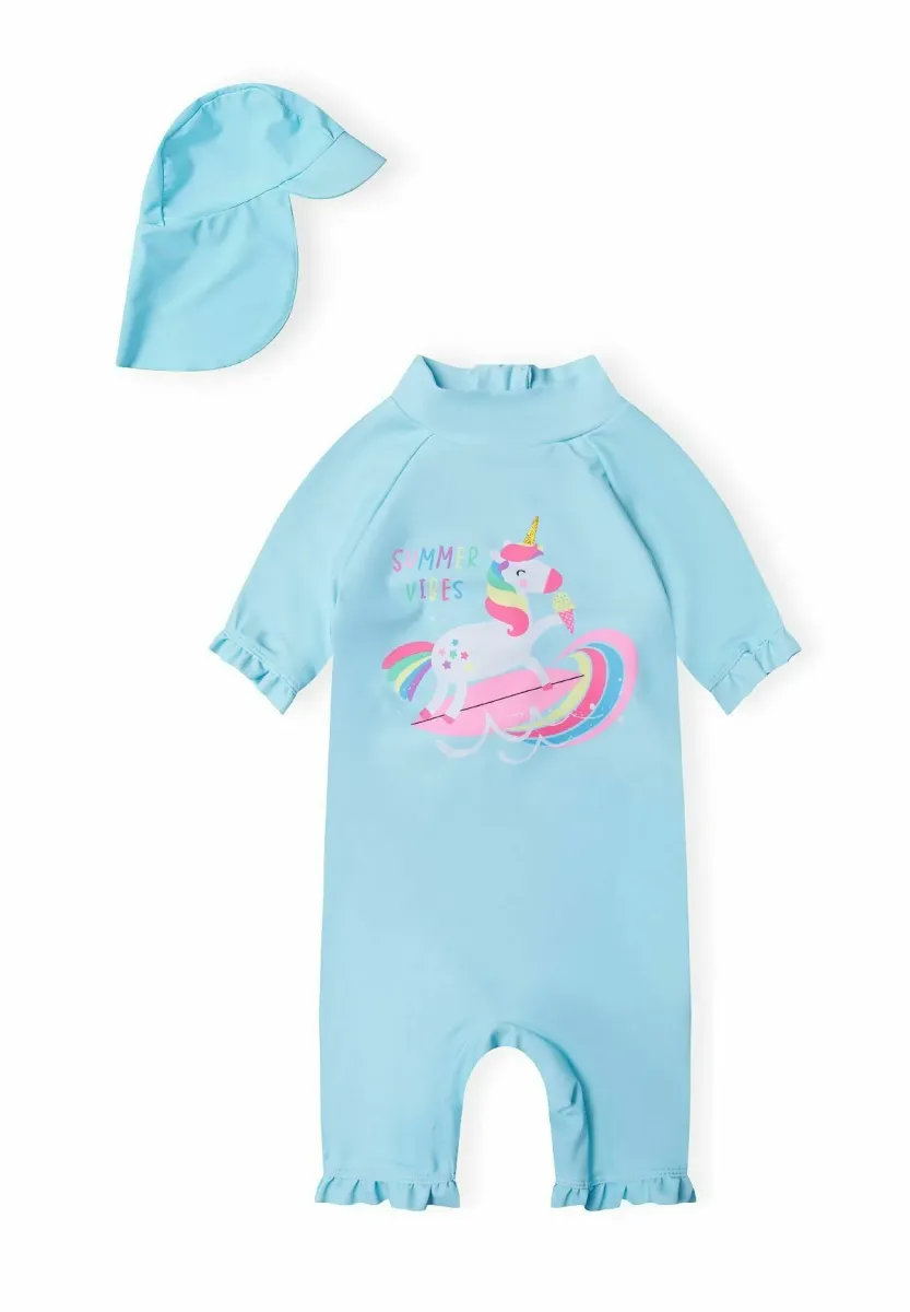 2 PIECE  - Badeanzug - light blue
