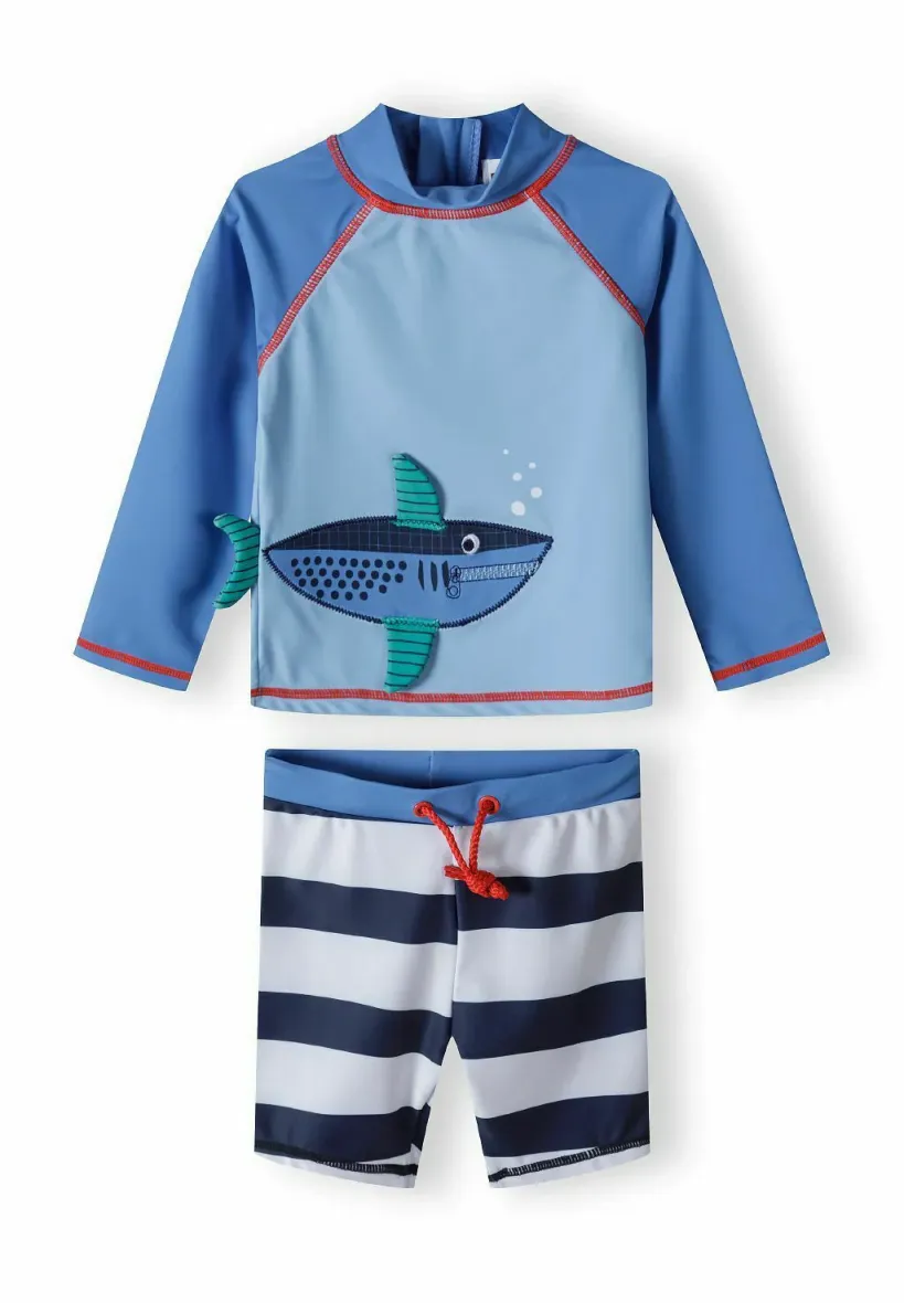 2 PIECE LONG SLEEVE AND SET - Badeanzug - blue navy