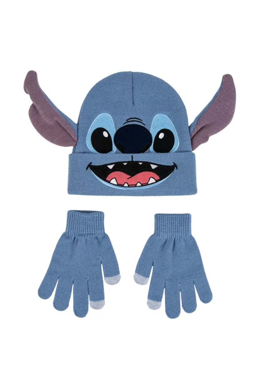 2-TEILIGES STITCH-SET - Fingerhandschuh - blue