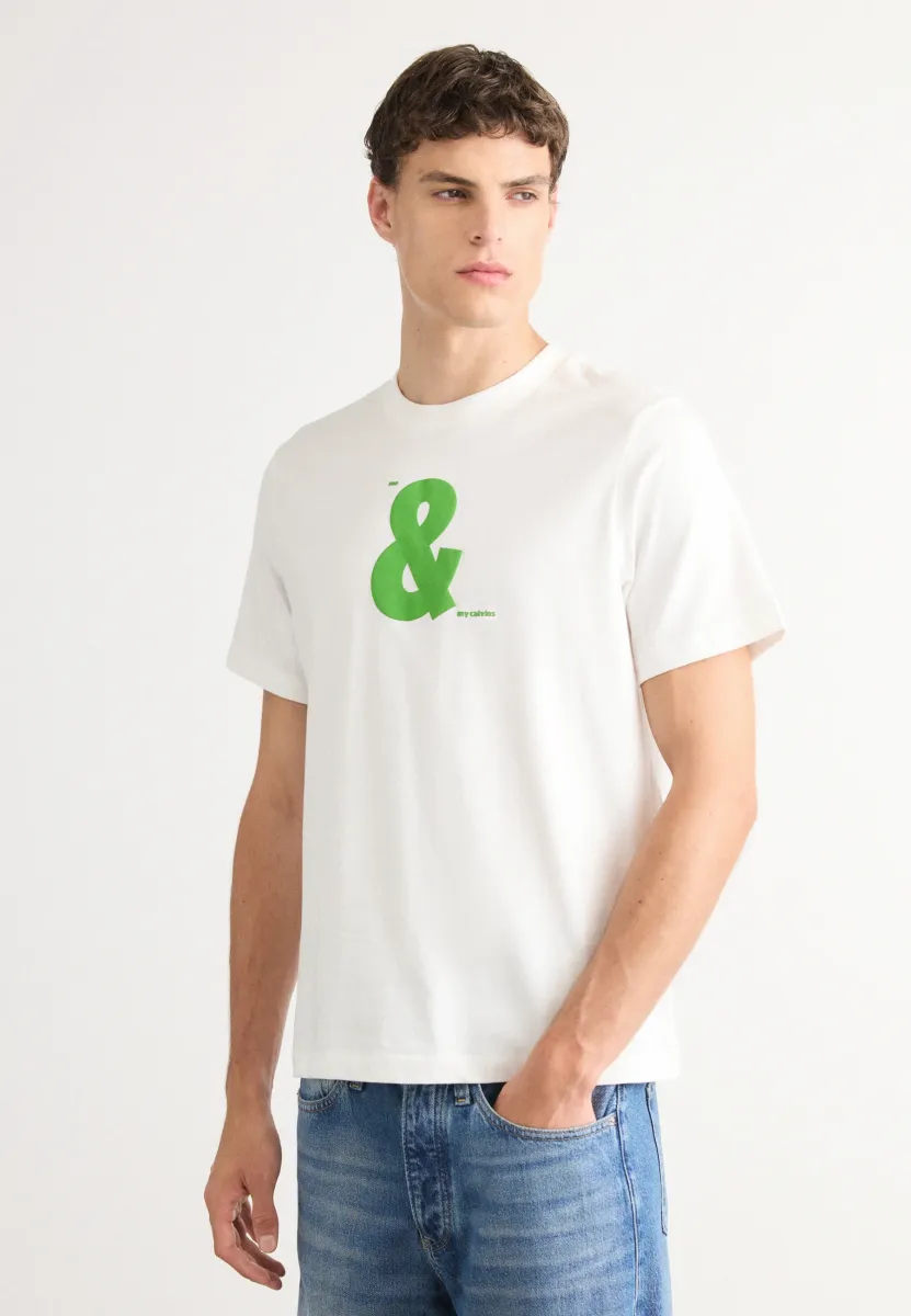 20S GRAPHIC TEE - T-Shirt print - bright white