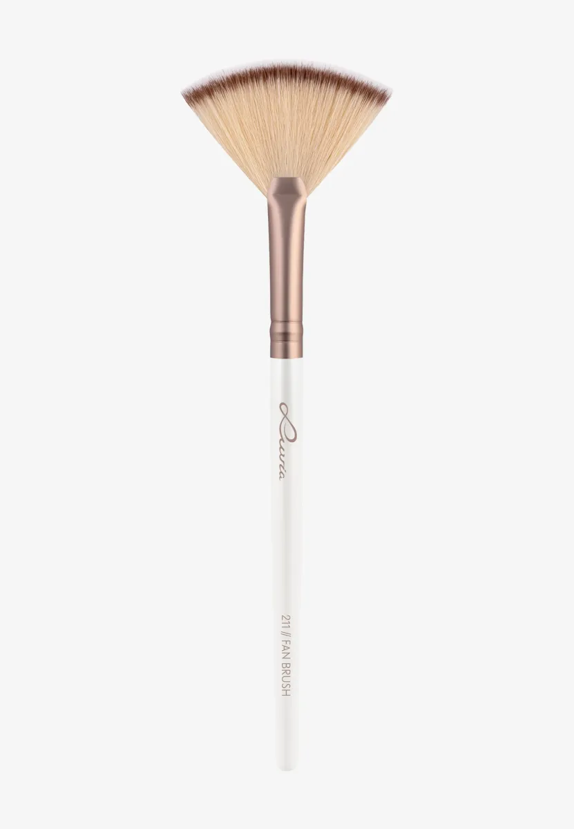 211 // FAN BRUSH - ELEGANCE - Zubehör Augen-Make-up - coffee - pearl